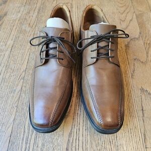 NEW! Clarks Brown Lace-up Oxfords Men's Size 10.5W